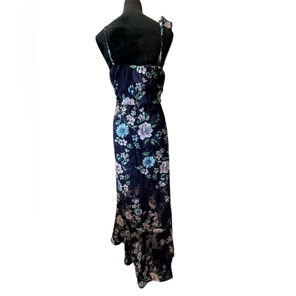 Floral Navy Dress BCX size M - Picture 2 of 4
